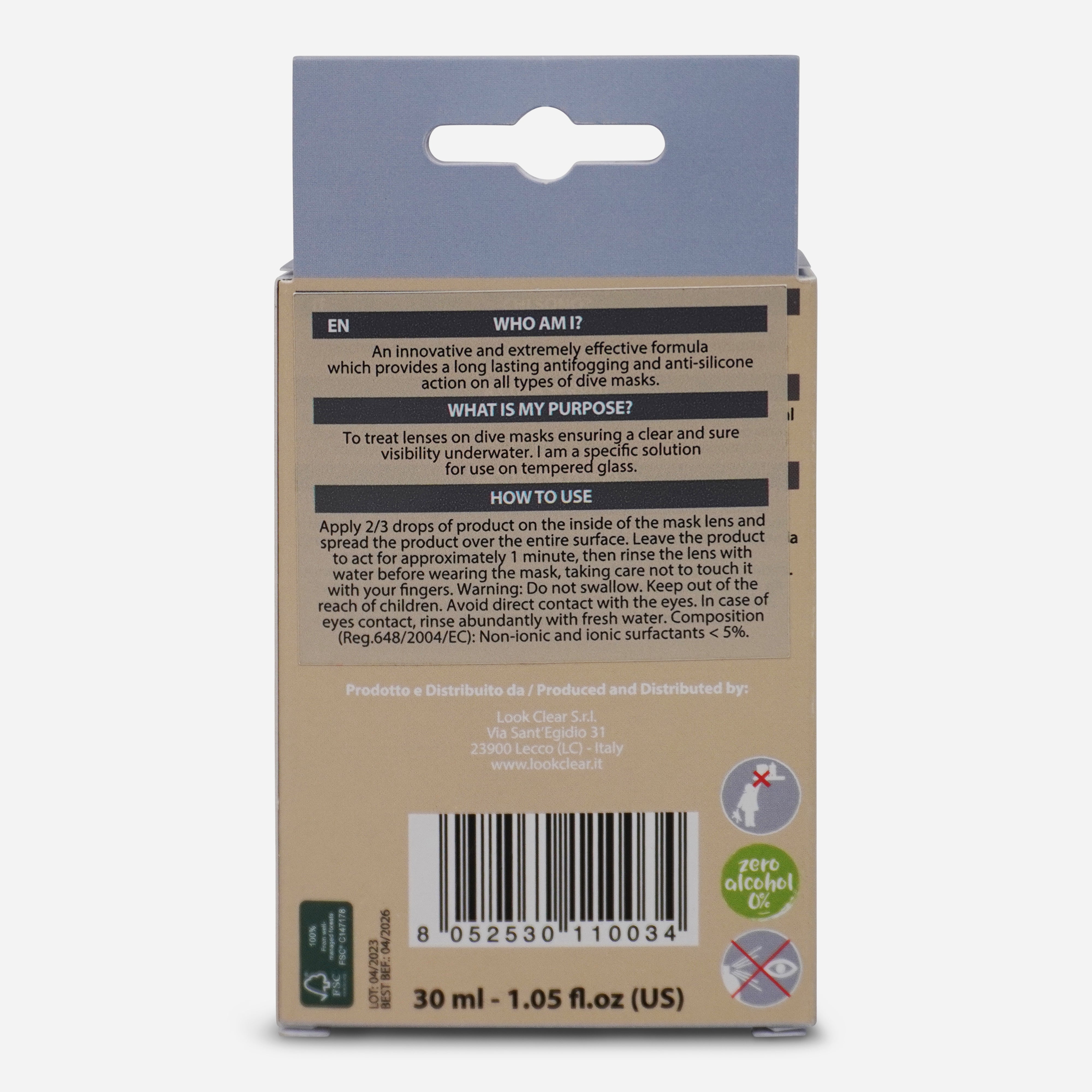 Look Clear Anti-Fog Drops 30ml