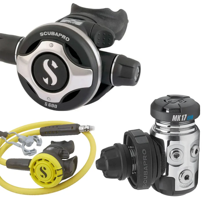 Scubapro S600 MK17 EVO Regulator & R105 Octopus